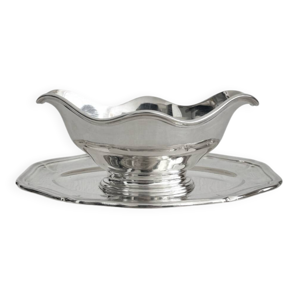 Saucière en métal argenté Ercuis