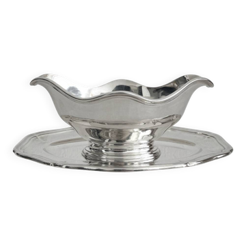 Saucière en métal argenté Ercuis