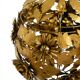 Beautiful floral-style spherical metal ceiling lamp, 1970s Regency design