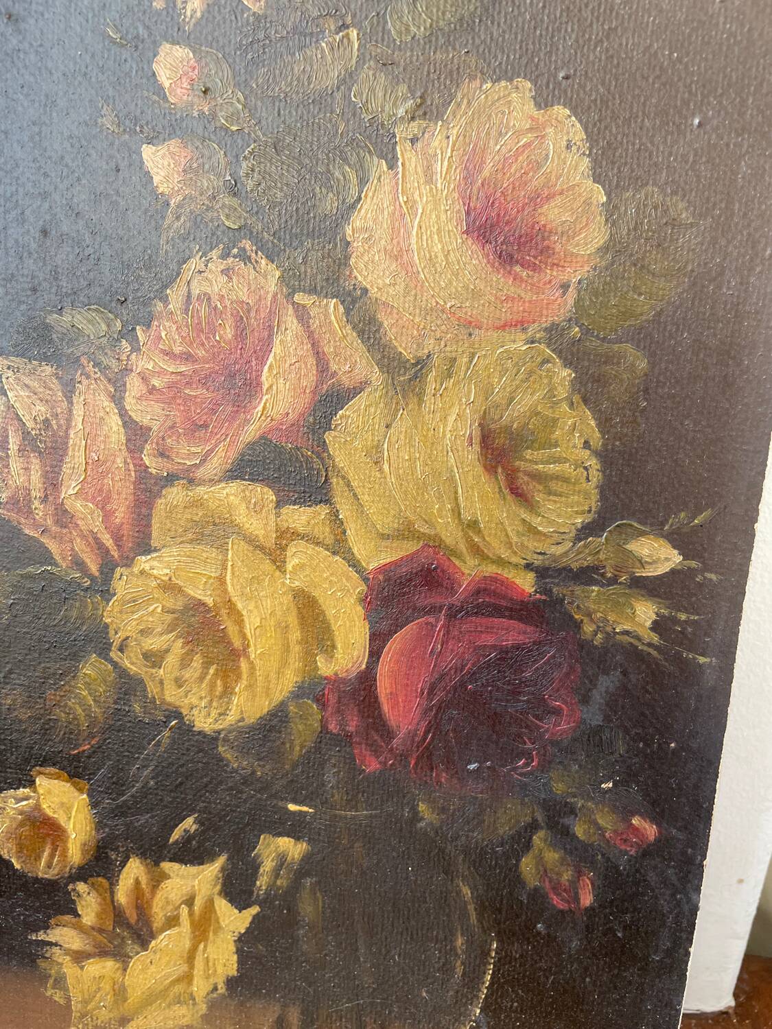 Two oil paintings on panels