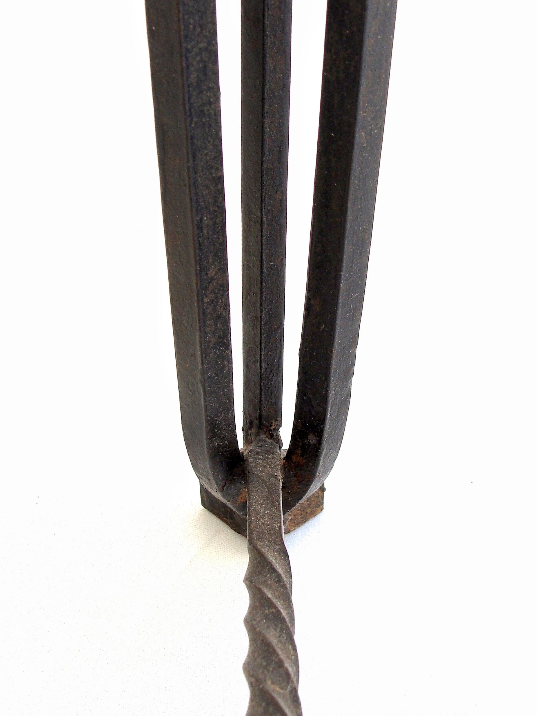 Art Deco console wood and metal