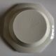 Set of 5 octagonal pearl plates from Creil Montereau.