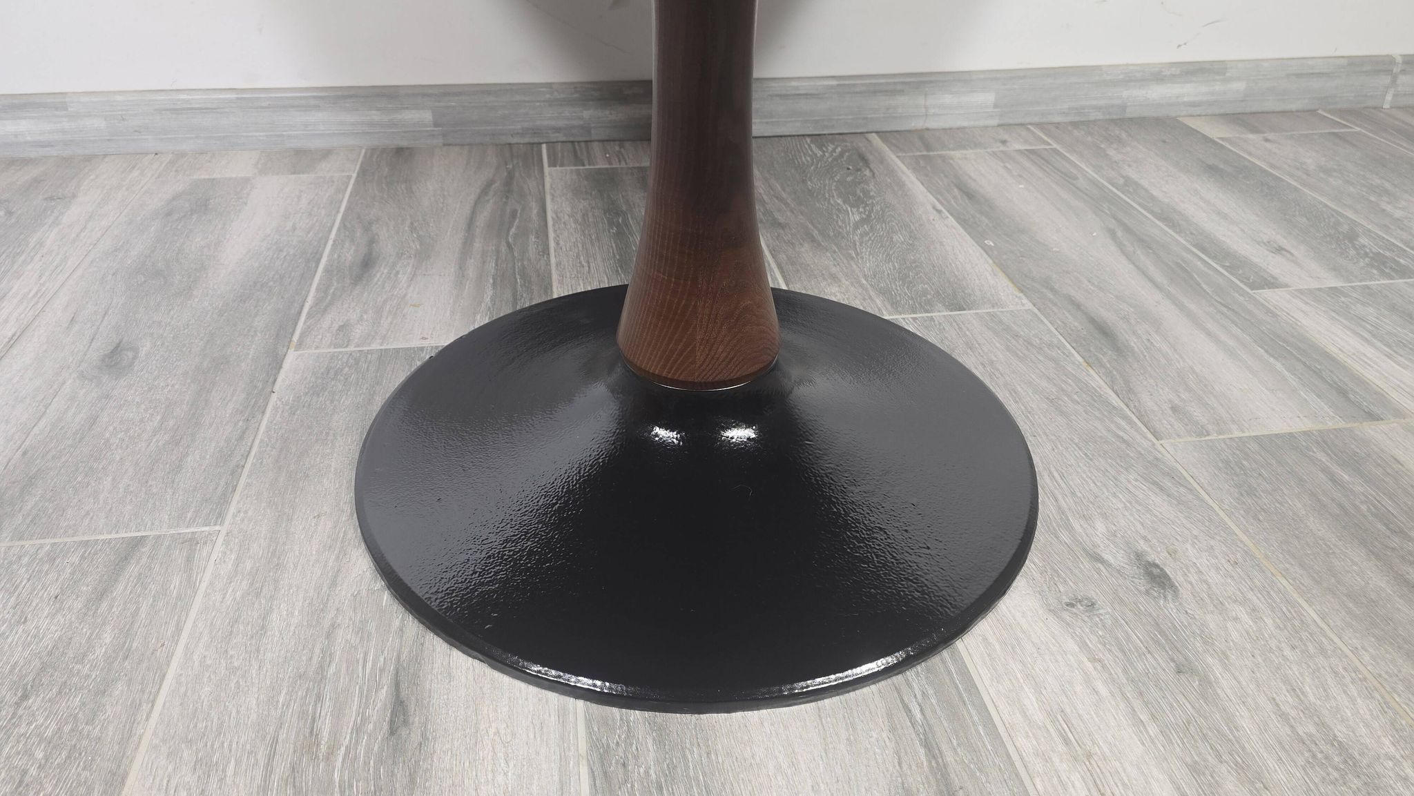 Mid-Century Pedestal Dining Table attributed to Dřevotvar Jablonné, 19