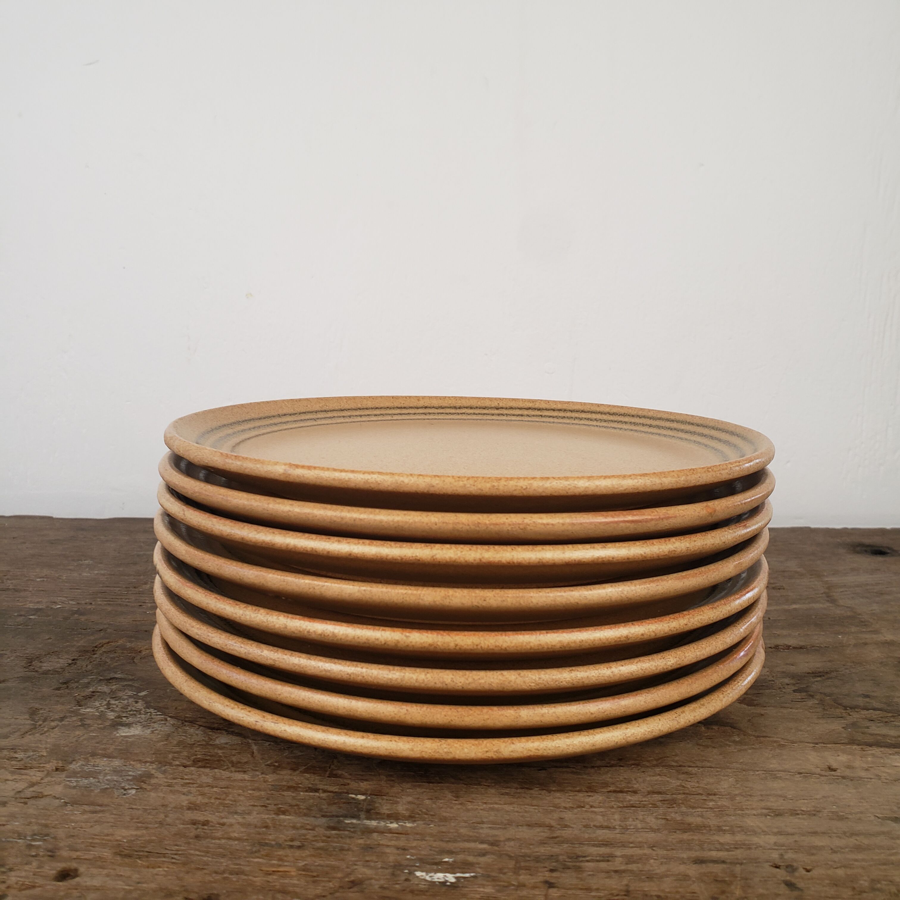 Sarreguemines stoneware flat plates