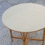 Rattan garden table 1960