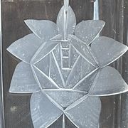Cristallerie de Vannes le Châtel - Vannes Cristal France - Square vase - Cut crystal