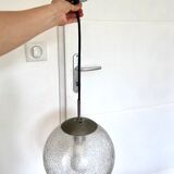 Vintage pendant lamp transparent sphere