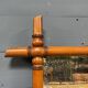 Antique faux bamboo mirror from France