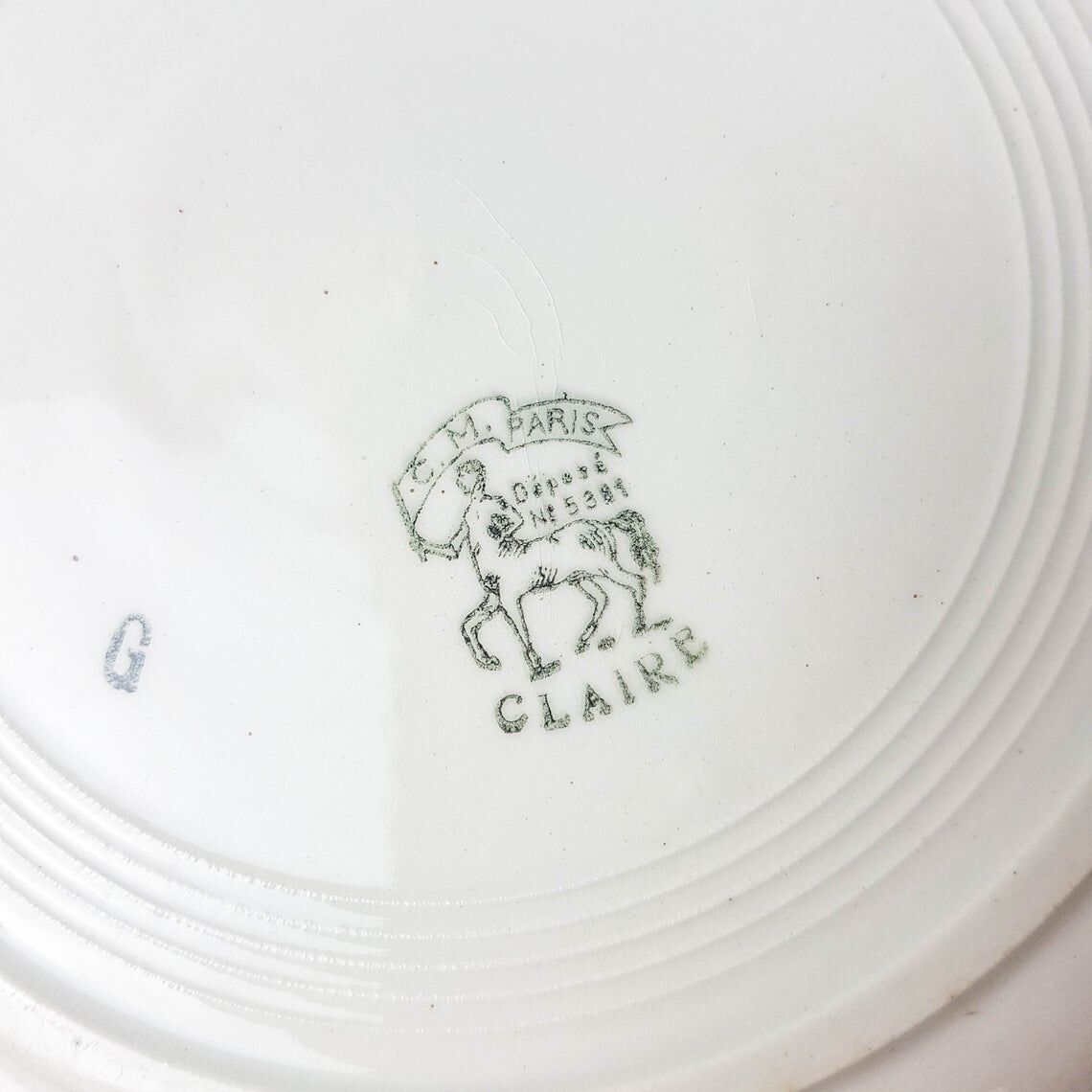 Saint Amand earthenware dish