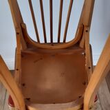 Pair of Baumann bistro chairs N°12 50s