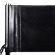 Paire de chaises Matteo Grassi MG5 cuir noir et chrome