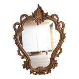 Small mirror with gold molding