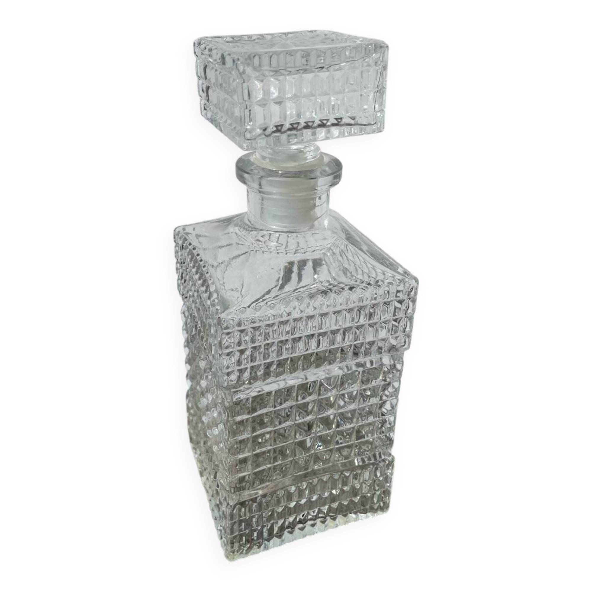 Clear Glass Whiskey Decanter
