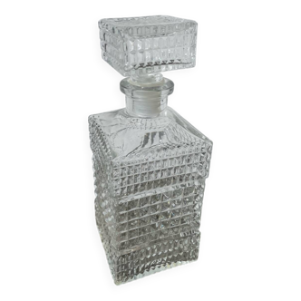 Clear Glass Whiskey Decanter