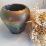 Vase en grès irisé