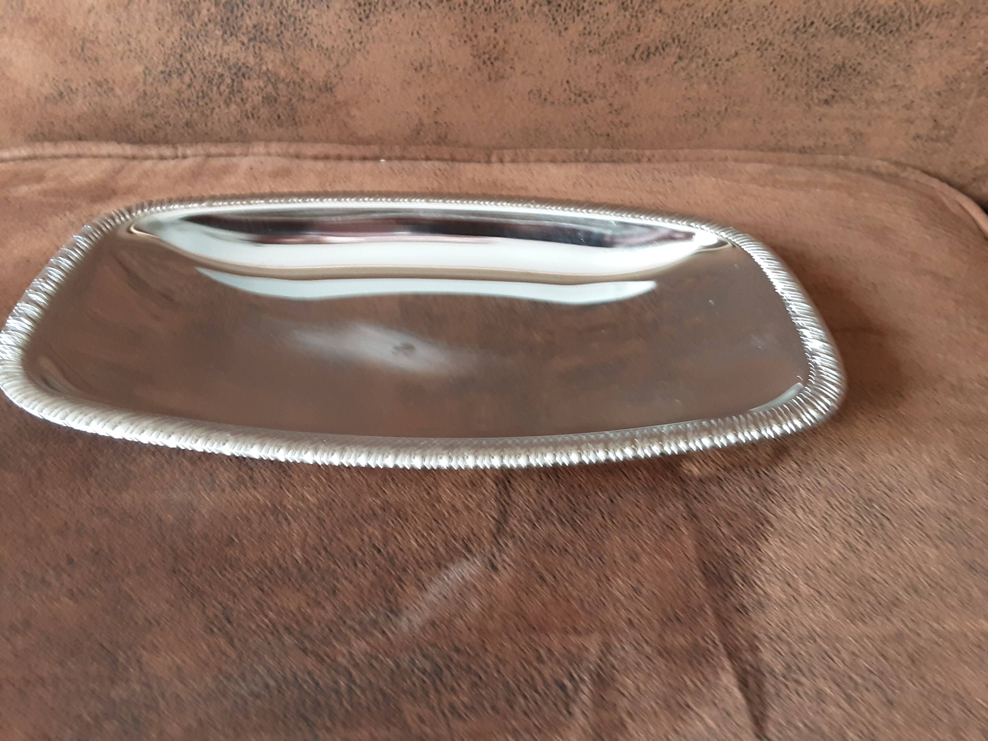 Metal butter dish