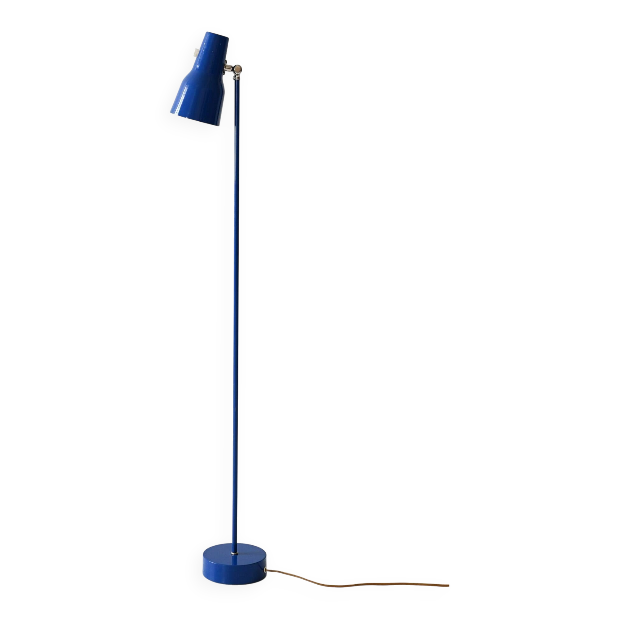 1960s Blue Floor Lamp by Falkenbergs