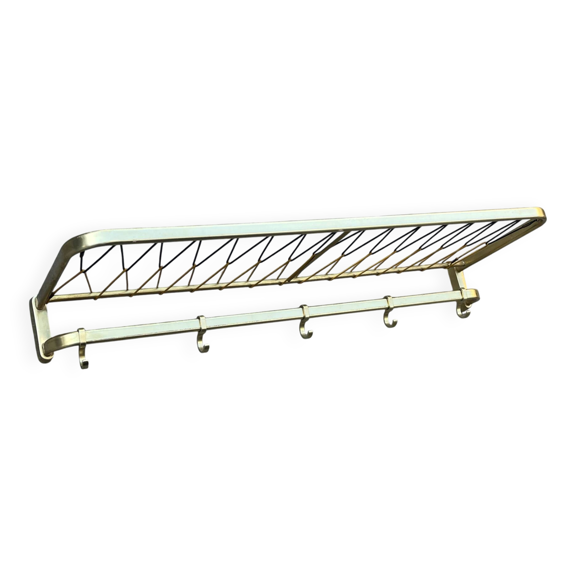 Coat rack style train luggage rack l=81cm