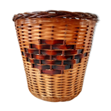 Rattan pot cache 70s