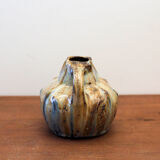 Art deco ceramic vase with coulure