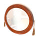 Miroir ovale à pompons