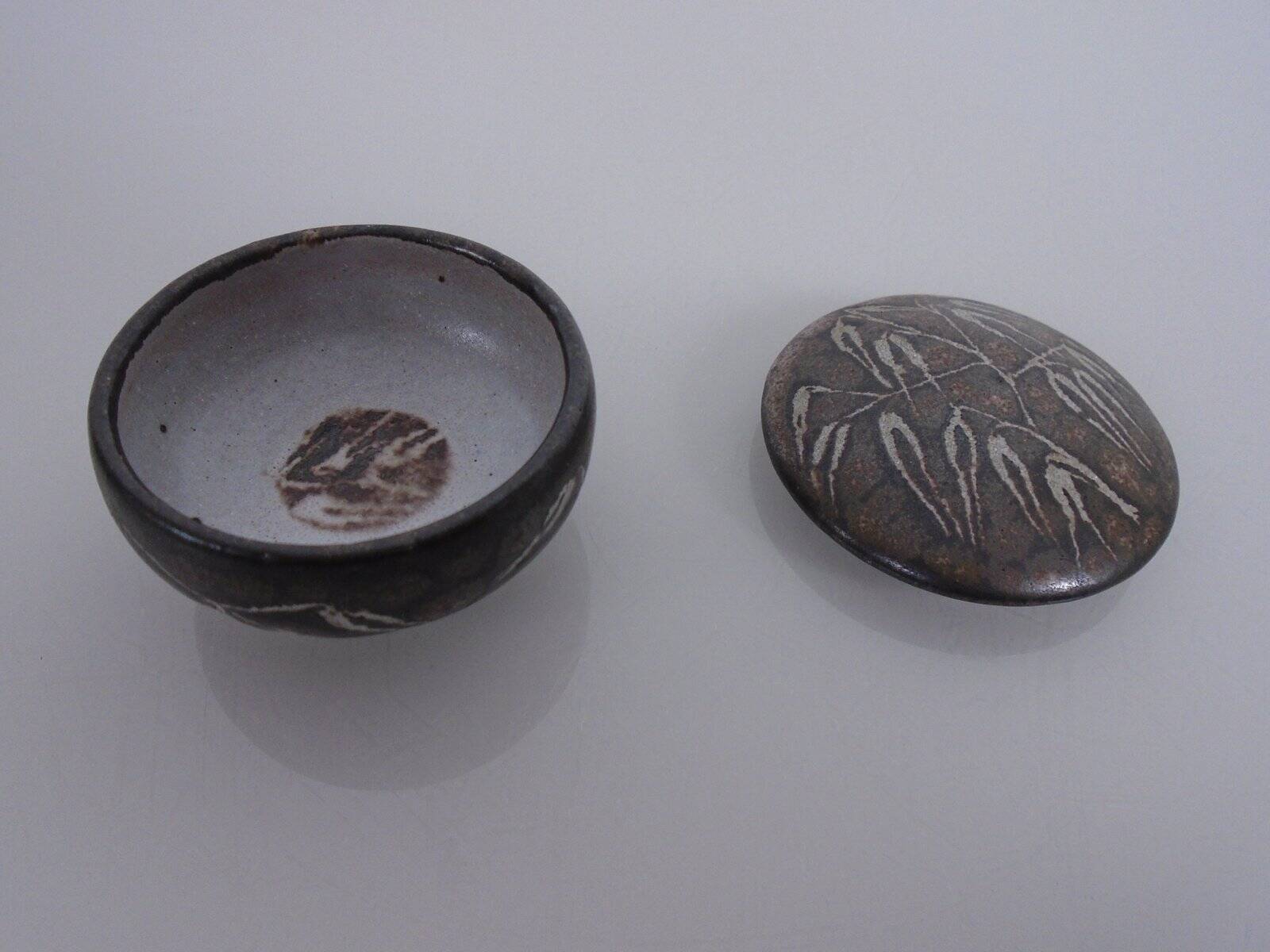 German studio ceramic bowl by Monika Maetzel, 1960s