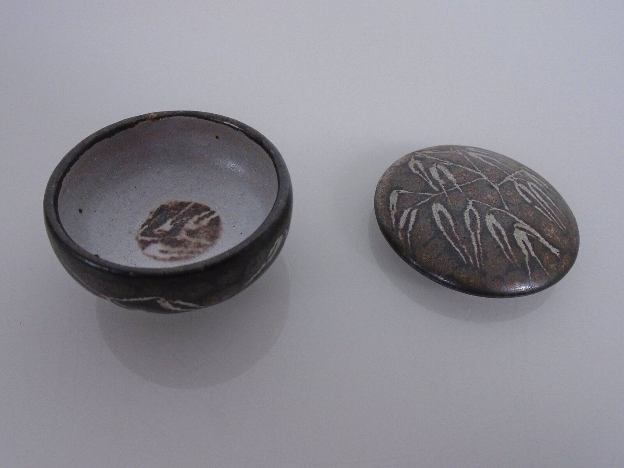 German Studio Ceramic Bowl by Monika Maetzel, 1960s