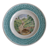 Assiette Fable de la Fontaine