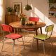 3 1950s Formica chairs