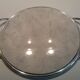 Set in marble of Carrara with silver metal handles