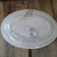Oval porcelain dish earth of iron decoration Floreal dp 08822131