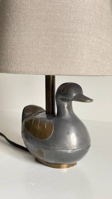 Vintage duck lamp