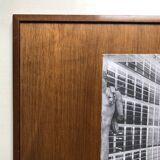 Framed abstract painting/collage