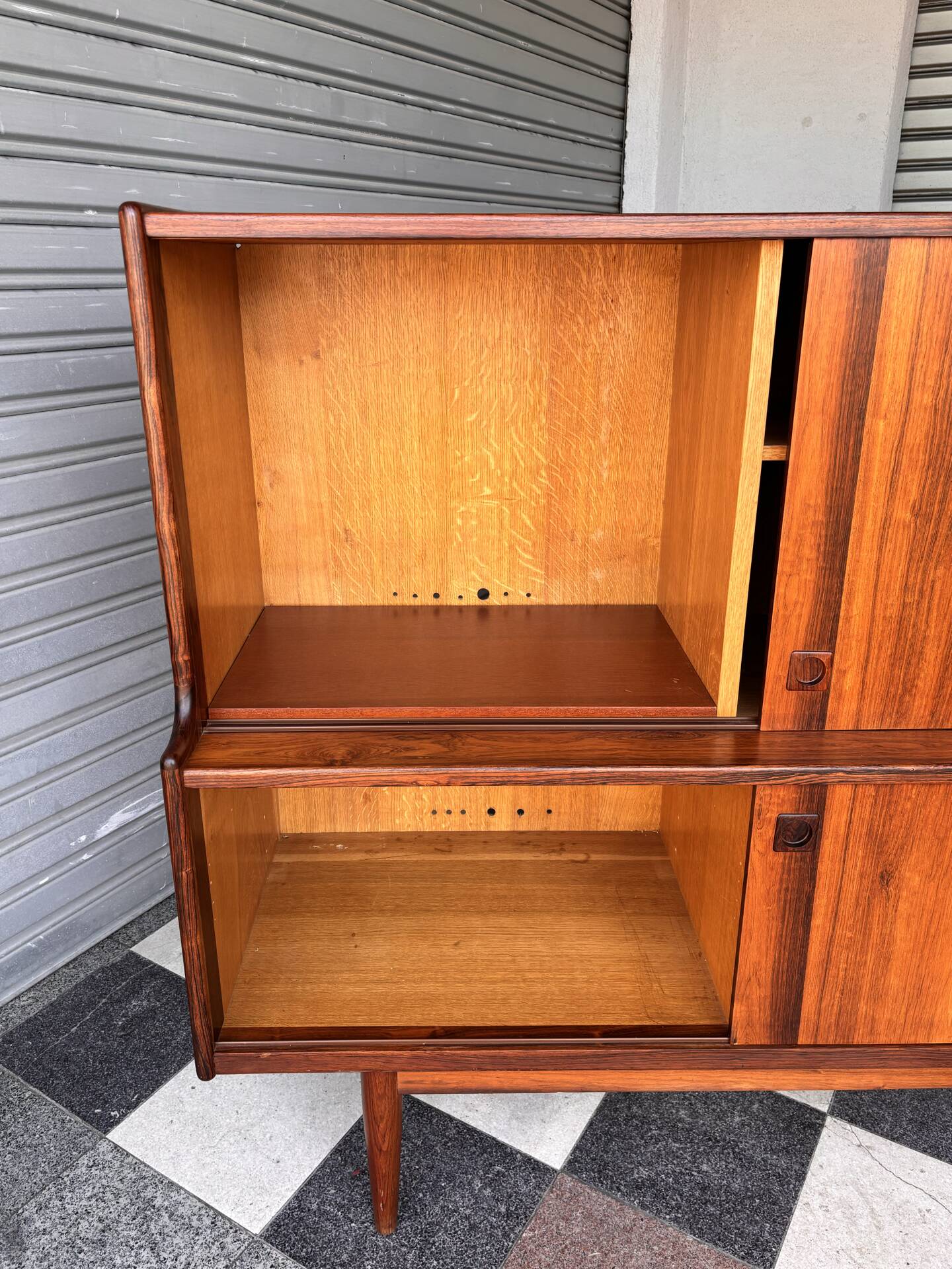 Buffet enfilade haute en palissandre