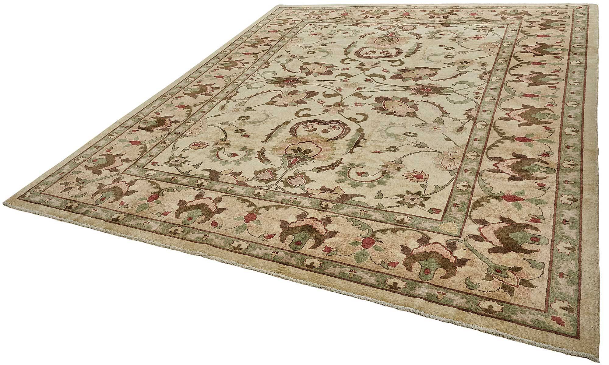 Turkish Handknotted Wool Oushak Rug 282 cm x 352 cm