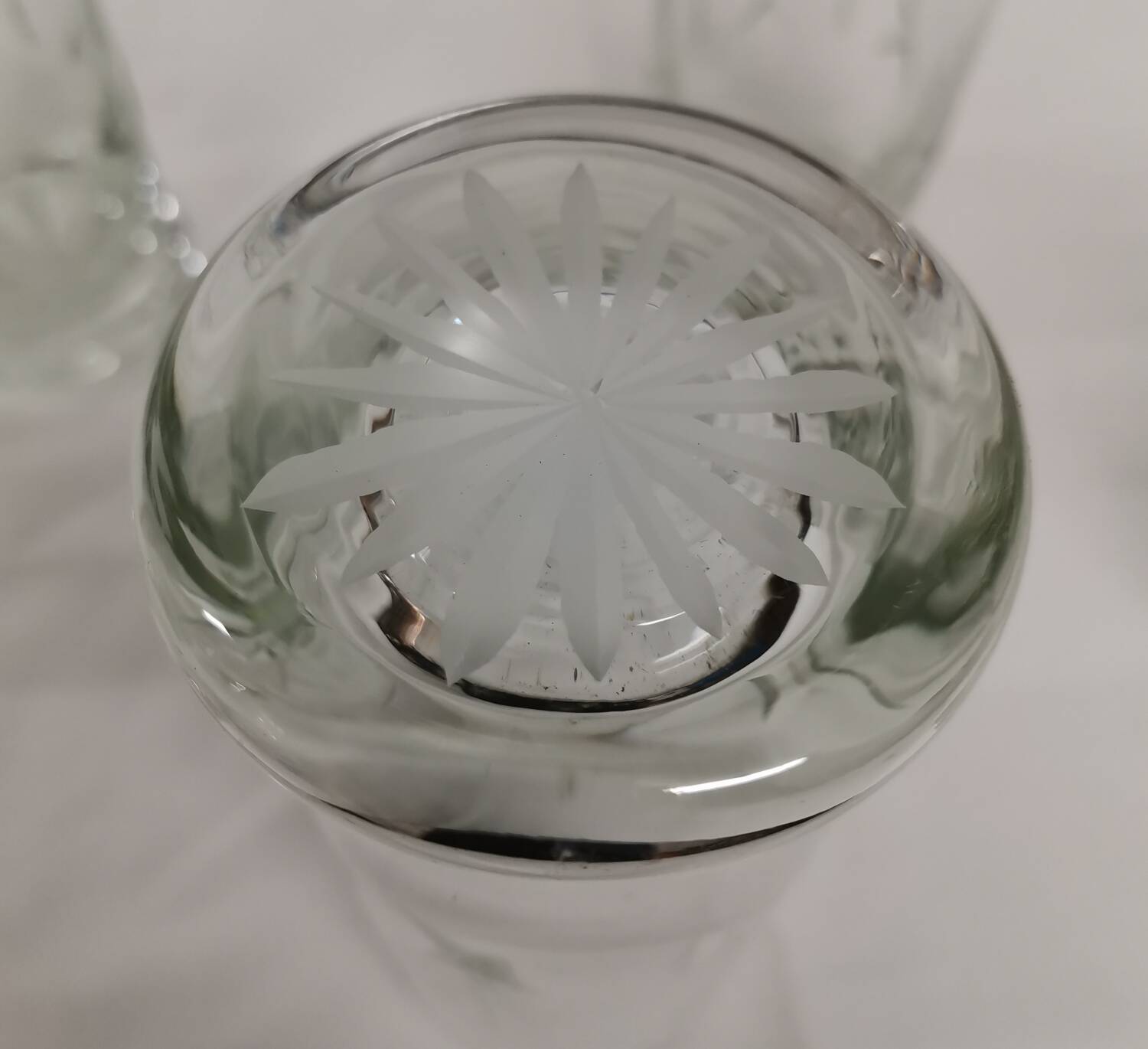 Large crystal glasses
