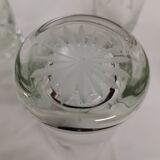 Large crystal glasses