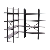 Ebonized Oak Shelving Units Denmark, Niels Gammelgaard 1970s