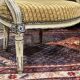 Paire de cabriolets d'époque Louis XVI en hêtre