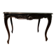 Louis XV style desk in black wood Napoleon III, XIX century