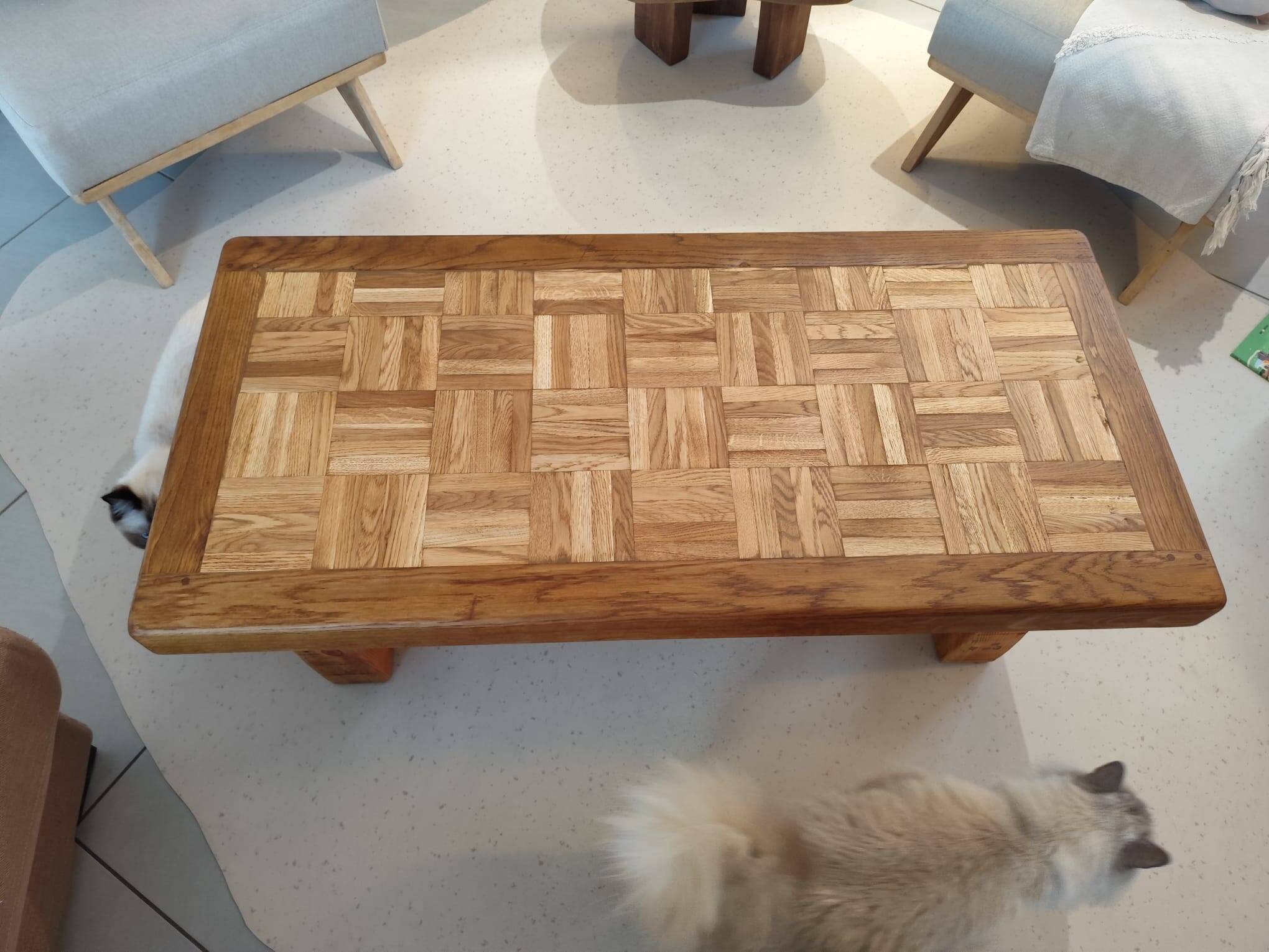 Oak coffee table