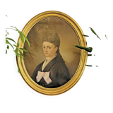 19th century female portrait – Oil on canvas