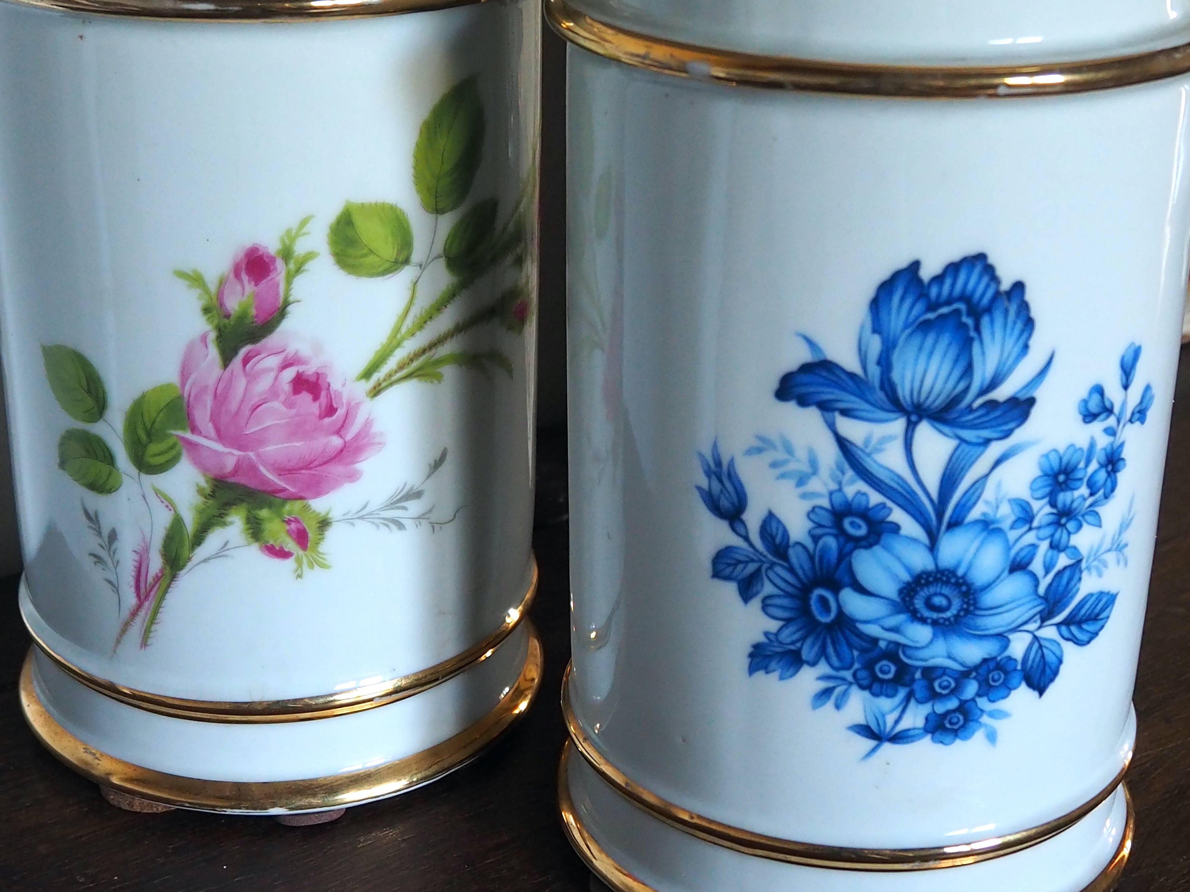 Batch of apothecary pots nineteenth century