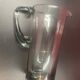 elegant water or orangeade pitcher in smoked glass from the 1970s - 25 cm