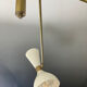 Asymmetric Italian Brass Ceiling Lamp  Style, 1950s Mid-Century