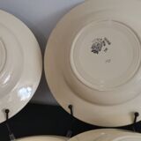 5 assiettes creuses anciennes amandinoise St Amand