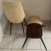 Lot de deux chaises années 60/70