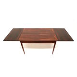 Table à manger vintage extensible en palissandre fabriquée dans les années 60