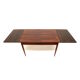 Vintage extendable rosewood dining table made in the 60s