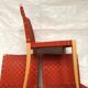 Peter Maly's 737 red chairs for vintage Thonet